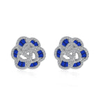 [Clover Jewelry]Exquisite Flower Shape Daily Earrings