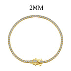 [Clover Jewelry]煌めくカラフルなラウンドカットパーティブレスレット