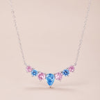 [Clover Jewelry]カラフルなハートネックレス
