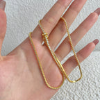 [Clover Jewelry]ラウンドシェイプ テニスネックレス