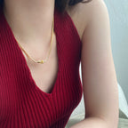 [Clover Jewelry]ラウンドシェイプ テニスネックレス