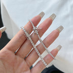 [クローバージュエリー]華麗で絶妙なラウンドカットのデイリーブレスレット