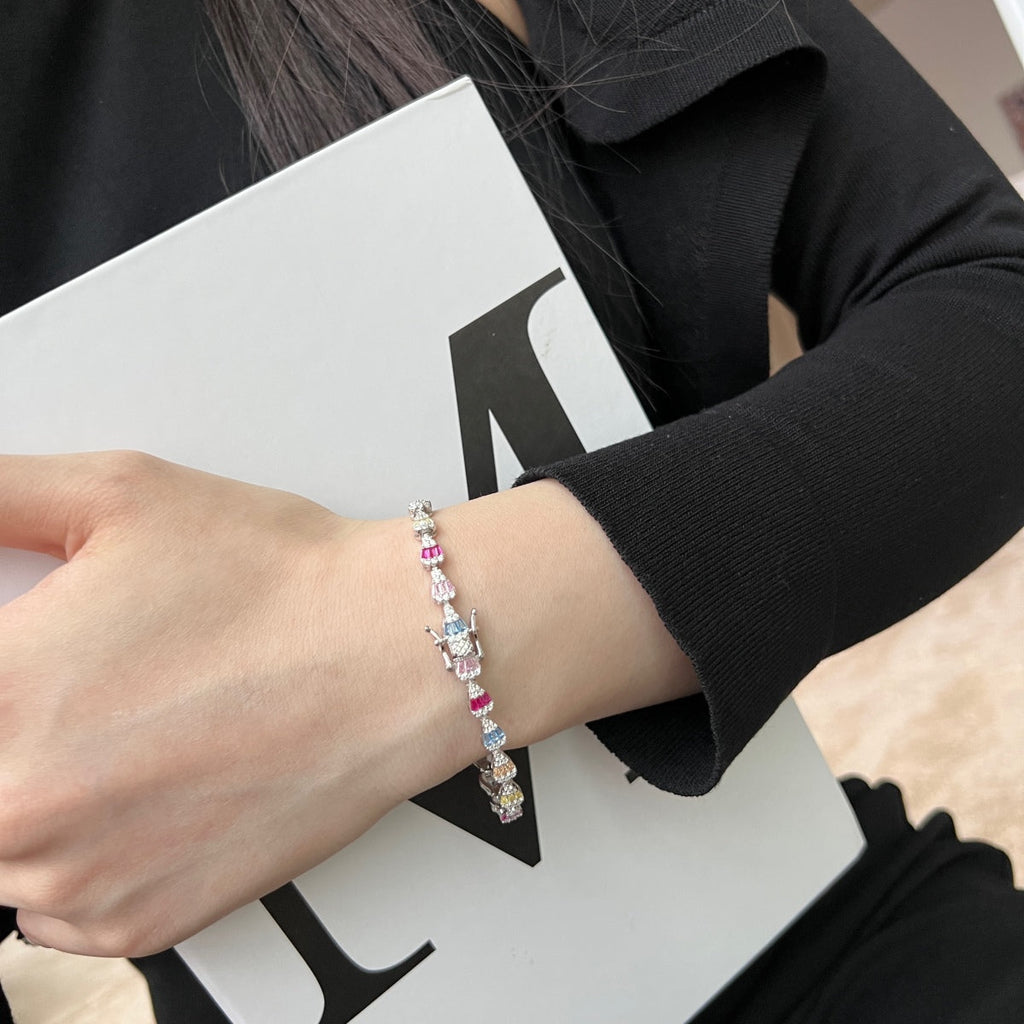 [Clover Jewelry]煌めくしずく型デイリーブレスレット