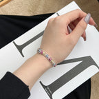 [Clover Jewelry]煌めく精巧なマルチカットパーティブレスレット