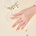 [Clover Jewelry]デイリーリング ラウンドカット 上品な輝き