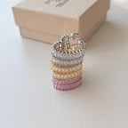[Clover Jewelry]Strahlende Ohrringe mit Herz-Ausschnitt