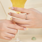 [Clover Jewelry]煌めくラウンドカットのデイリーリング