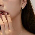 [Clover Jewelry]Delicate Gorgeous Pear Cut Daily Earrings