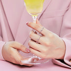 [Clover Jewelry]カラフルなラウンドカットのパーティリング