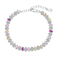 [Clover Jewelry]カラフルに輝くラウンドシェイプ デイリーブレスレット