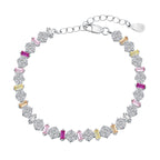 [Clover Jewelry]カラフルに輝くラウンドシェイプ デイリーブレスレット