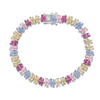 [Clover Jewelry]煌めく精巧なマルチカットパーティブレスレット