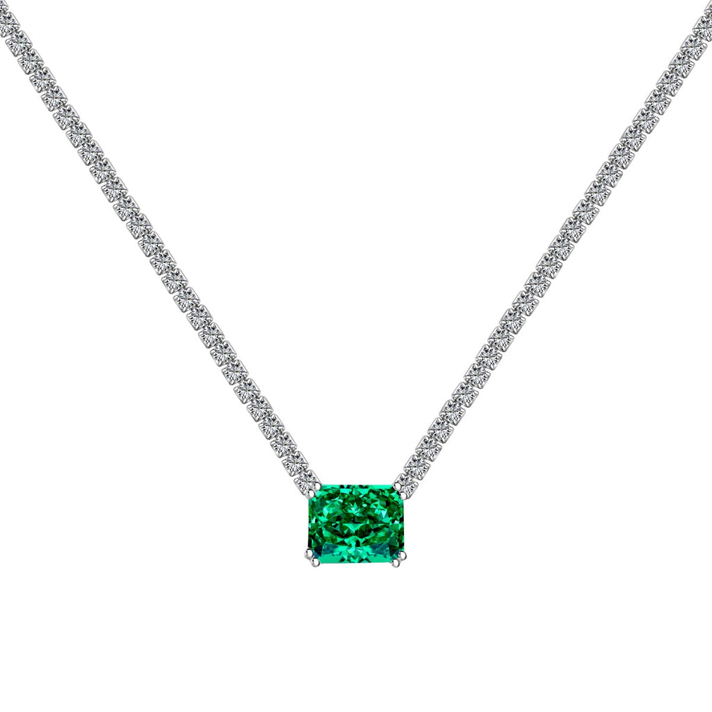[Clover Jewelry]4.0カラット エレガントラディアントカットネックレス