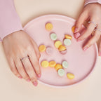 [Clover Jewelry] 絶妙なカラフルラウンドカットパーティーリング