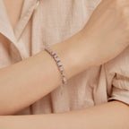 [Clover Jewelry]ユニークなカラフルな花型デイリーブレスレット