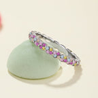 [Clover Jewelry]デイリーリング ラウンドカット 上品な輝き
