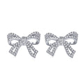 [Clover Jewelry]華奢なリボン型ピアス