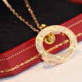 [Clover Jewelry]LOVE NECKLACE ADJUSTABLE ROSE GOLD
