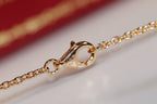 [Clover Jewelry]LOVE NECKLACE PINK GOLD AND SILVER