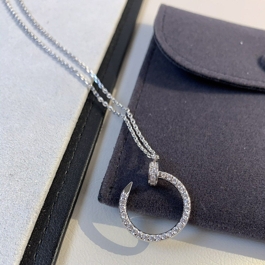 [Clover Jewelry]ジュスト ネックレス シルバー ダイヤモンド
