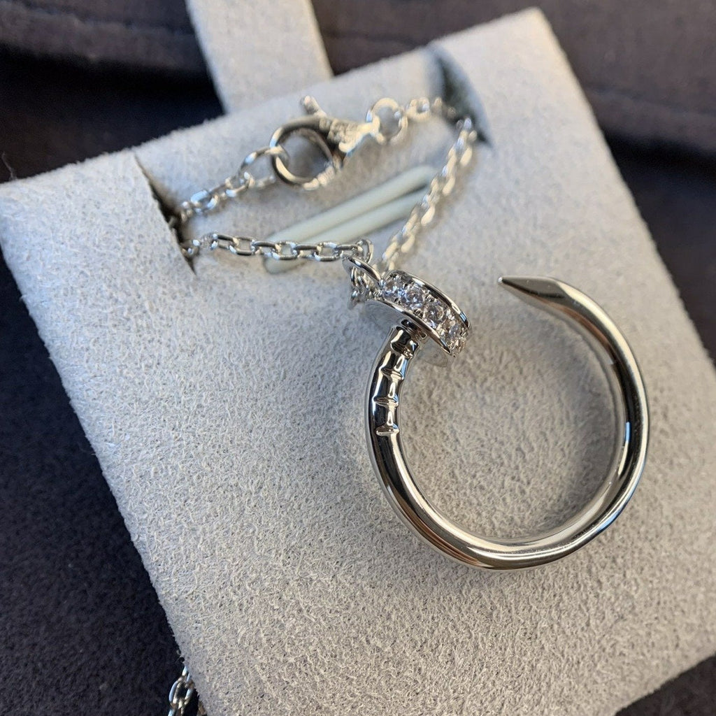 [Clover Jewelry]ジュスト ネックレス シルバー ダイヤモンド