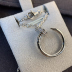 [Clover Jewelry]ジュスト ネックレス シルバー ダイヤモンド