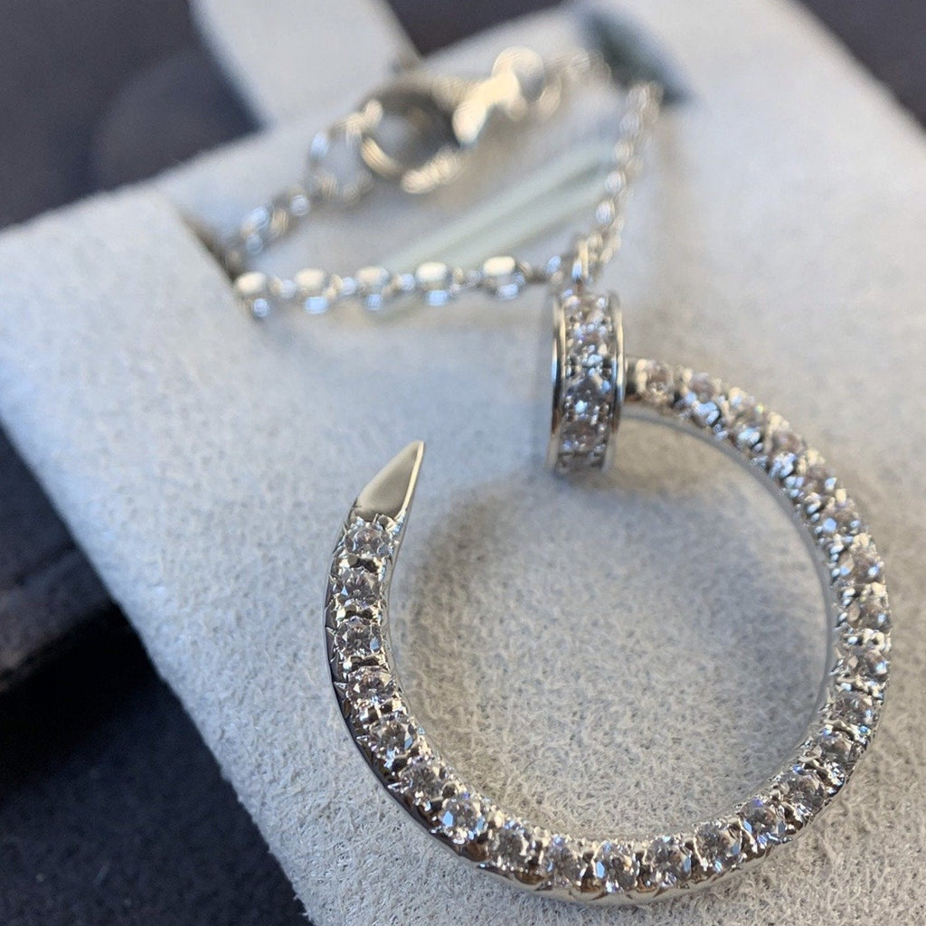 [Clover Jewelry]ジュスト ネックレス シルバー ダイヤモンド