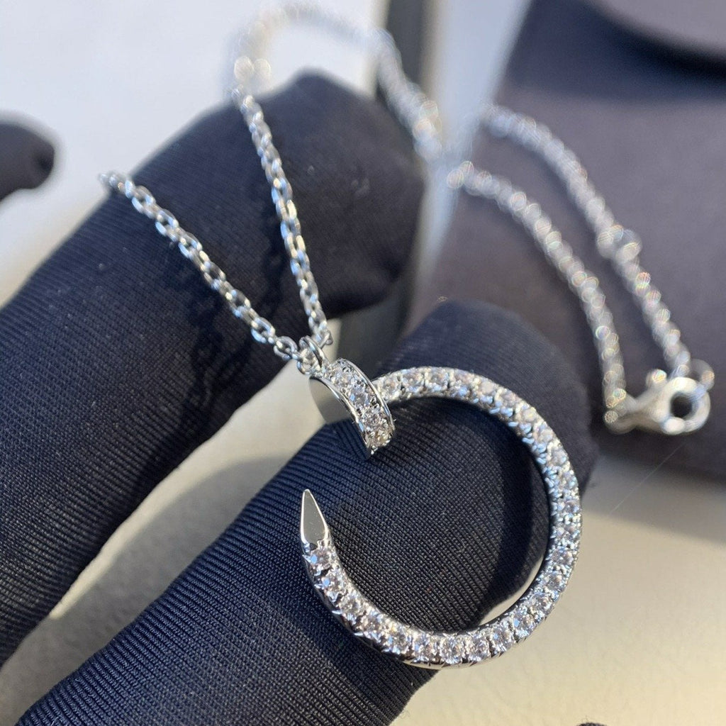 [Clover Jewelry]ジュスト ネックレス シルバー ダイヤモンド