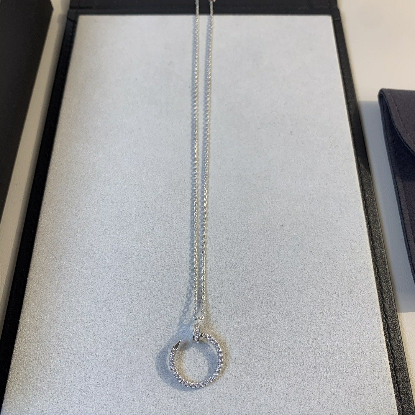 [Clover Jewelry]ジュスト ネックレス シルバー ダイヤモンド