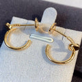 [Clover Jewelry]JUSTE EARRINGS PINK GOLD