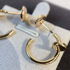 [Clover Jewelry]JUSTE EARRINGS PINK GOLD