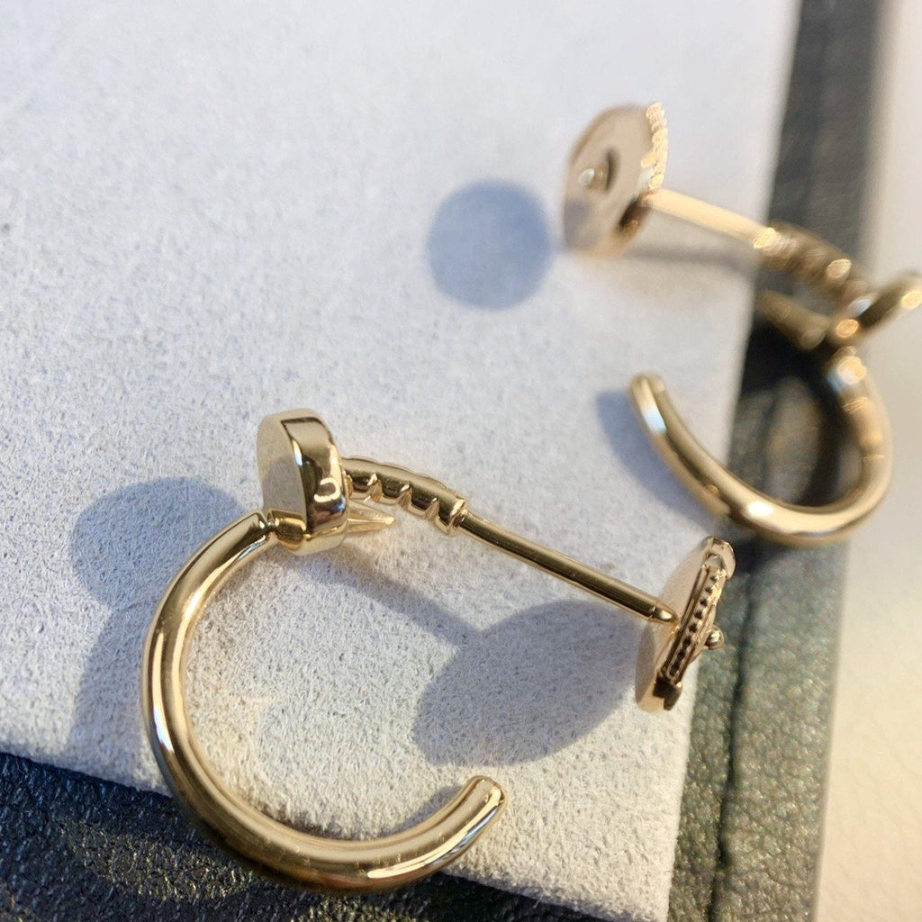 [Clover Jewelry]JUSTE EARRINGS PINK GOLD