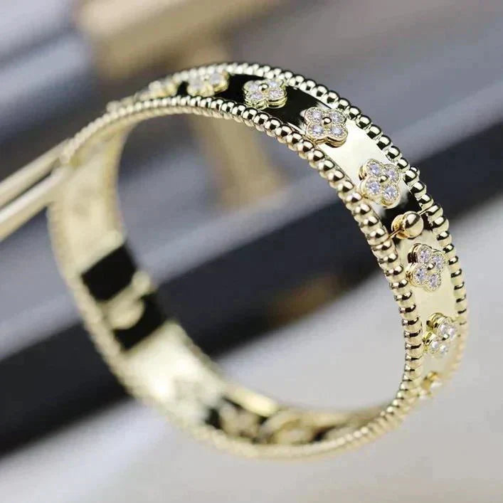 [Clover Jewelry]CLOVER BRACELET 8MM DIAMONDS