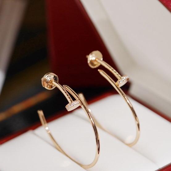 [Clover Jewelry]JUSTE EARRINGS DIAMONDS 1.8MM