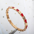 [Clover Jewelry]SERPENTI BRACELET PINK GOLD RUBELLITE