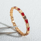 [Clover Jewelry]SERPENTI BRACELET PINK GOLD RUBELLITE