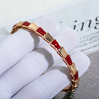 [Clover Jewelry]SERPENTI BRACELET PINK GOLD RUBELLITE
