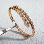 [Clover Jewelry]SERPENTI BRACELET 6.8MM PINK GOLD DIAMOND