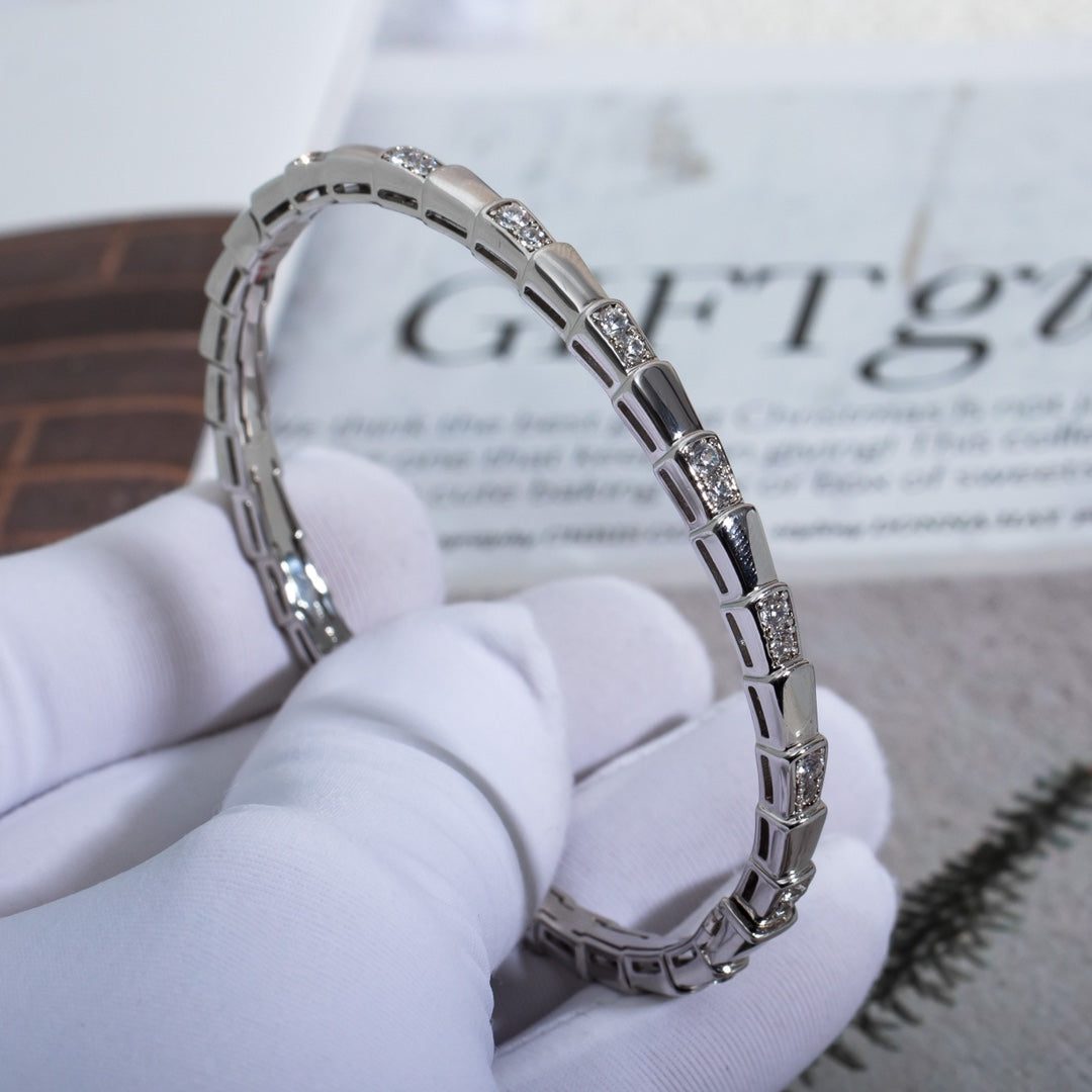 [Clover Jewelry]SERPENTI BRACELET SILVER DIAMOND