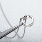 [Clover Jewelry]PARENTESI NECKLACE SILVER