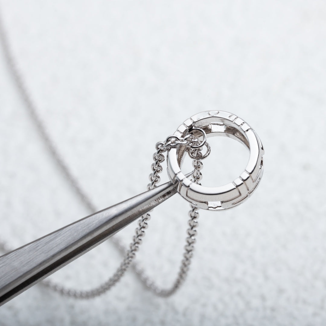 [Clover Jewelry]PARENTESI NECKLACE SILVER