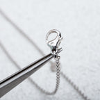 [Clover Jewelry]PARENTESI NECKLACE SILVER