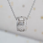 [Clover Jewelry]PARENTESI-HALSKETTE SILBER DIAMANT
