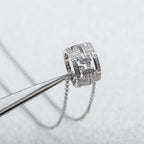 [Clover Jewelry]PARENTESI-HALSKETTE SILBER DIAMANT