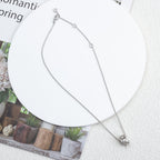 [Clover Jewelry]PARENTESI-HALSKETTE SILBER DIAMANT