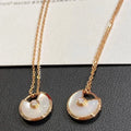 [Clover Jewelry]AMULETTE ROSE GOLD MOP NECKLACE
