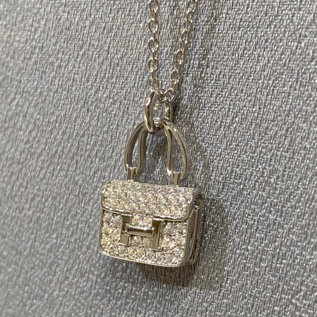 [Clover Jewelry]CONSTANCE PEDANT DIAMOND NECKLACE