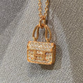 [Clover Jewelry]CONSTANCE PEDANT DIAMOND NECKLACE