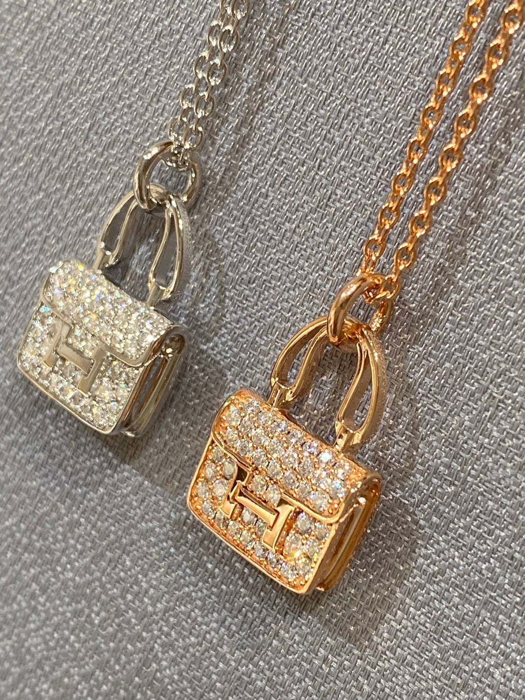 [Clover Jewelry]CONSTANCE PEDANT DIAMOND NECKLACE