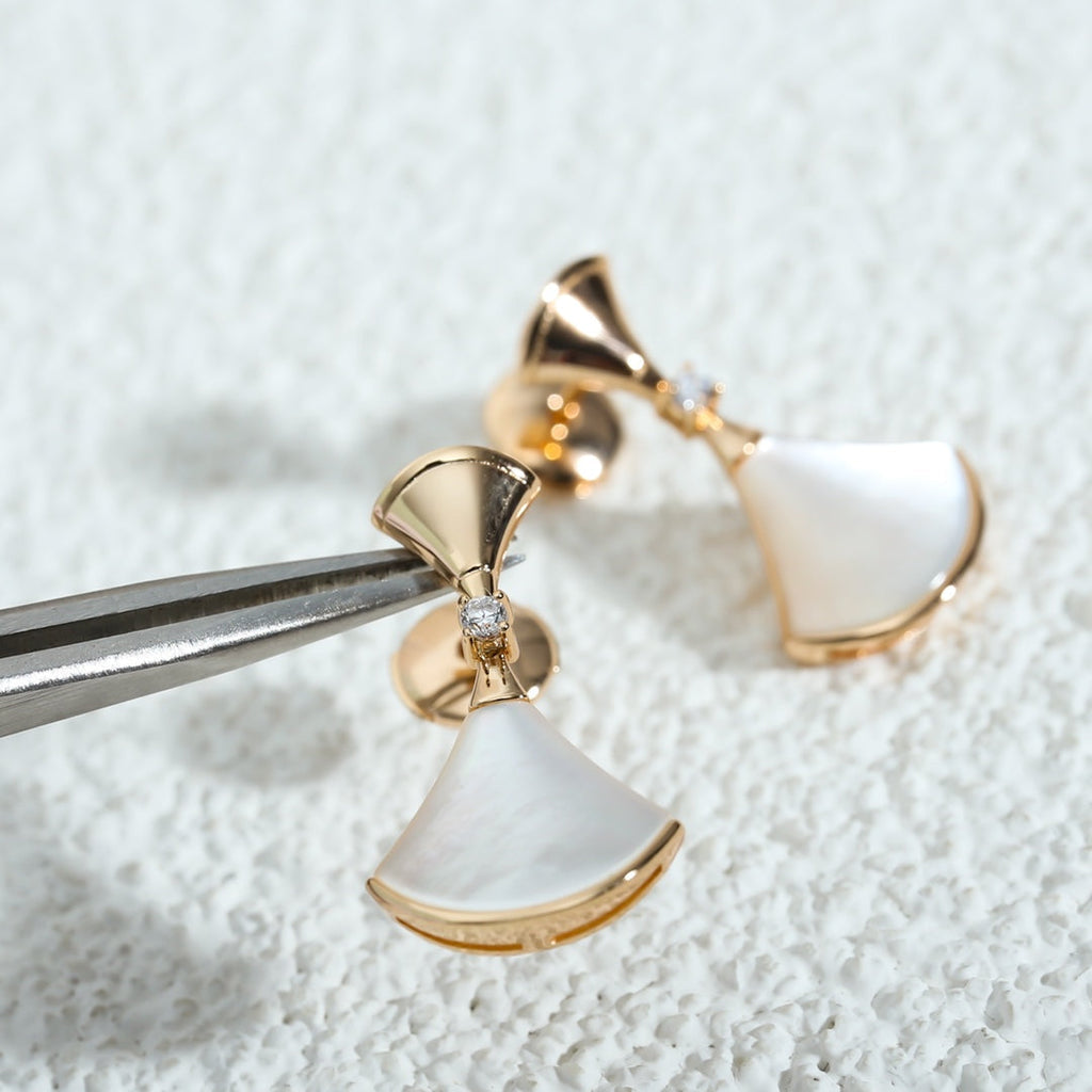 [Clover Schmuck]TRAUM MOP PINK GOLD OHRRINGE